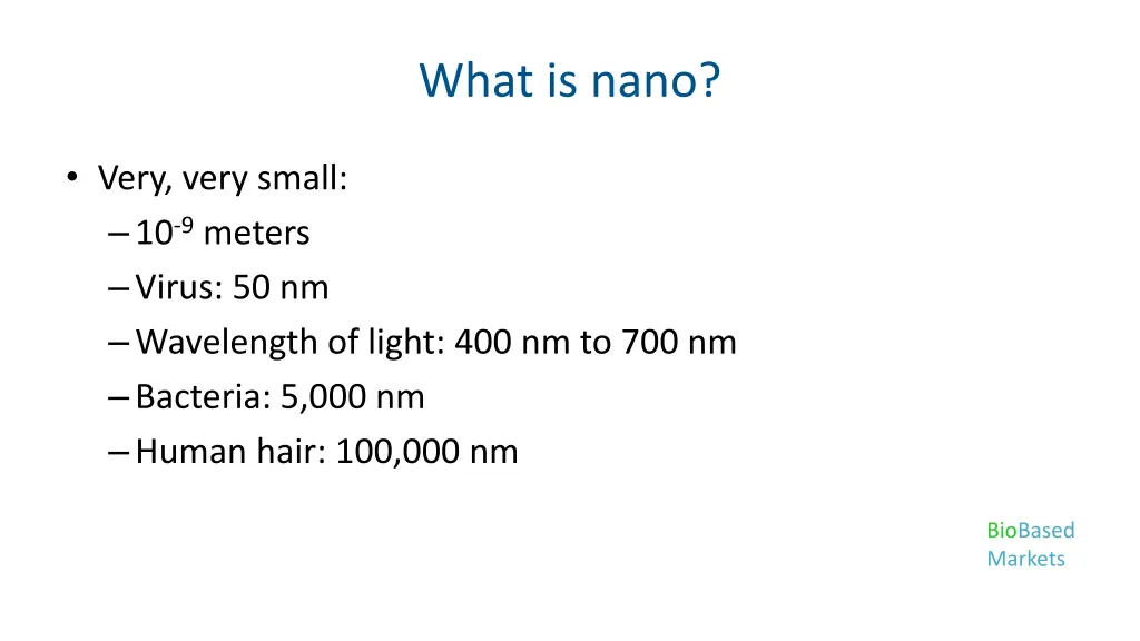 what is nano
