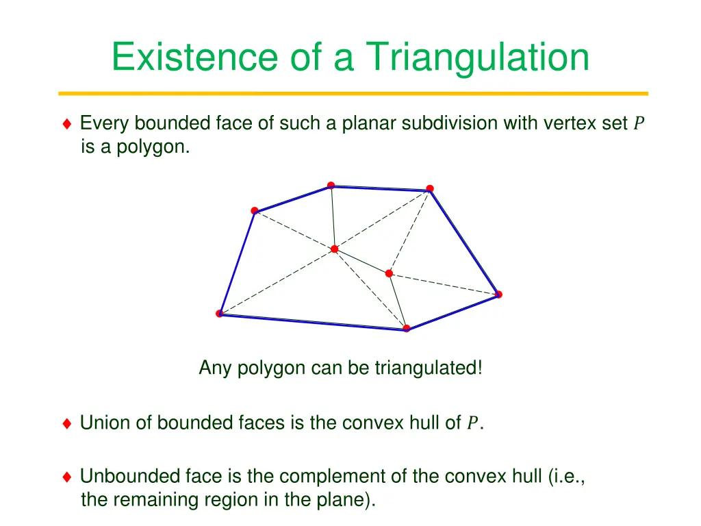 existence of a triangulation