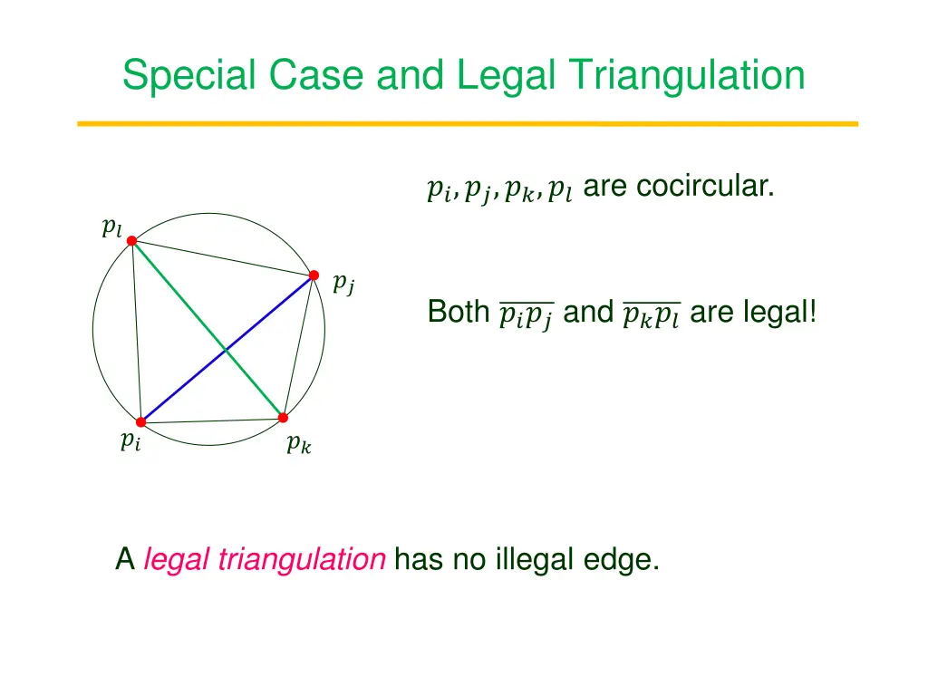 special case and legal triangulation