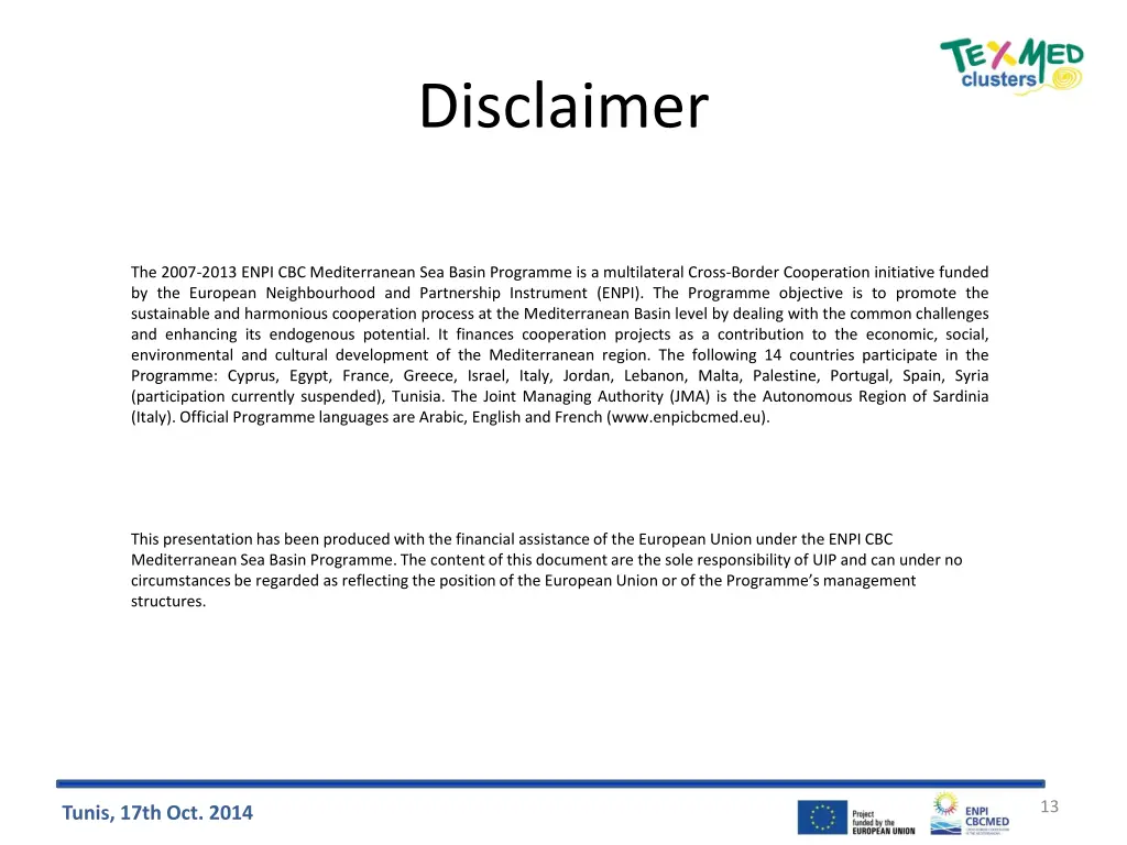 disclaimer