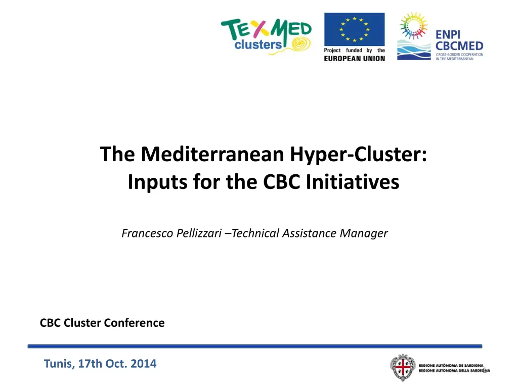the mediterranean hyper cluster inputs