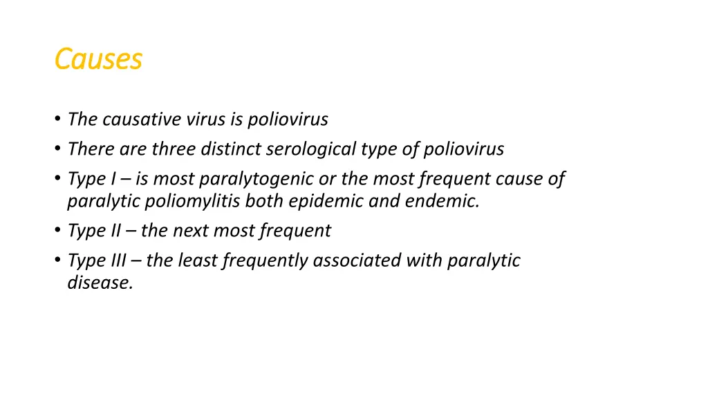 causes causes