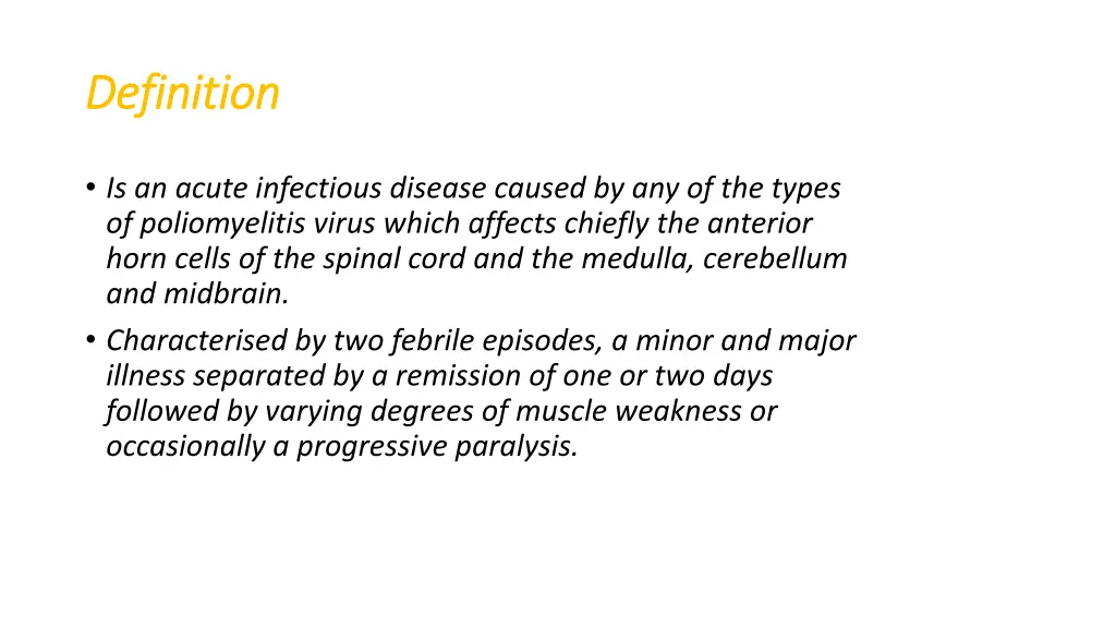 definition definition