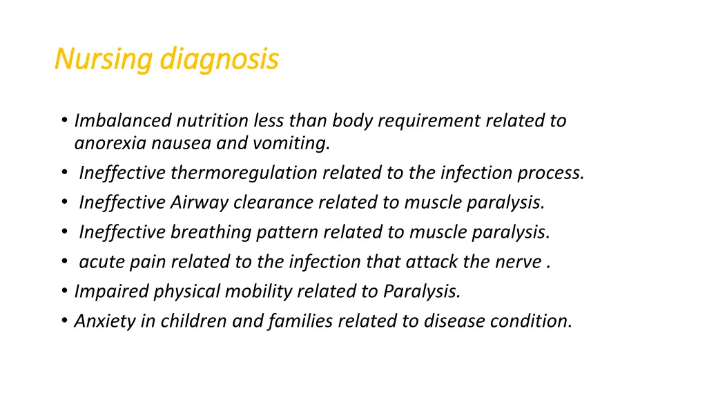 nursing diagnosis nursing diagnosis