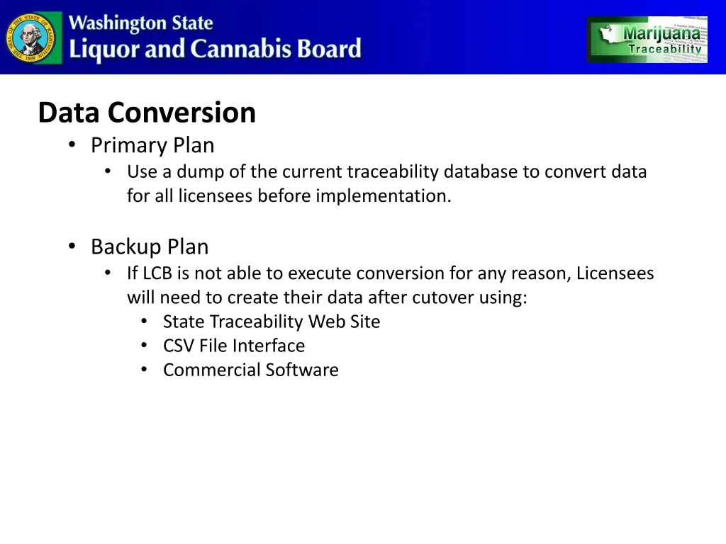 data conversion