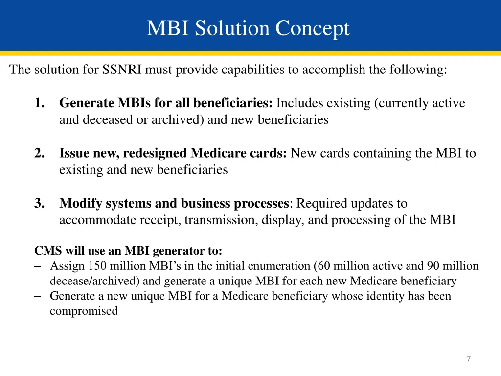 mbi solution concept