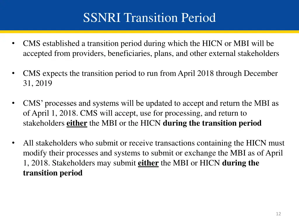 ssnri transition period