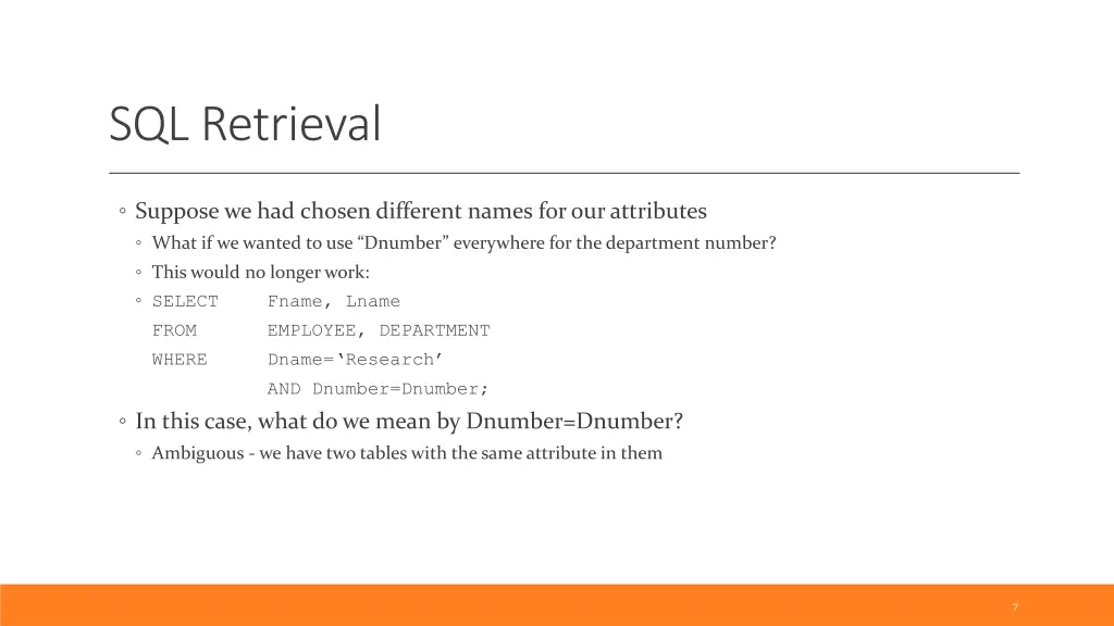 sql retrieval 4