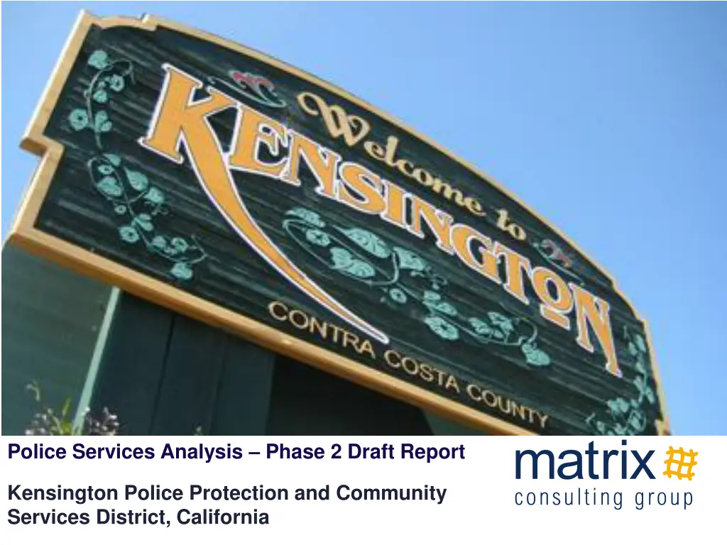 police services analysis phase 2 draft report