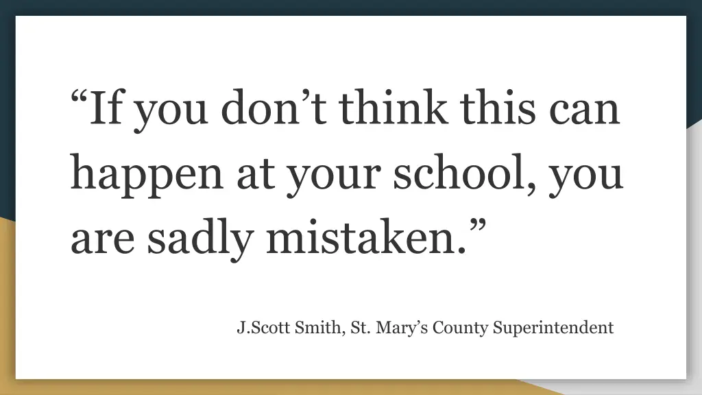 if you don t think this can happen at your school
