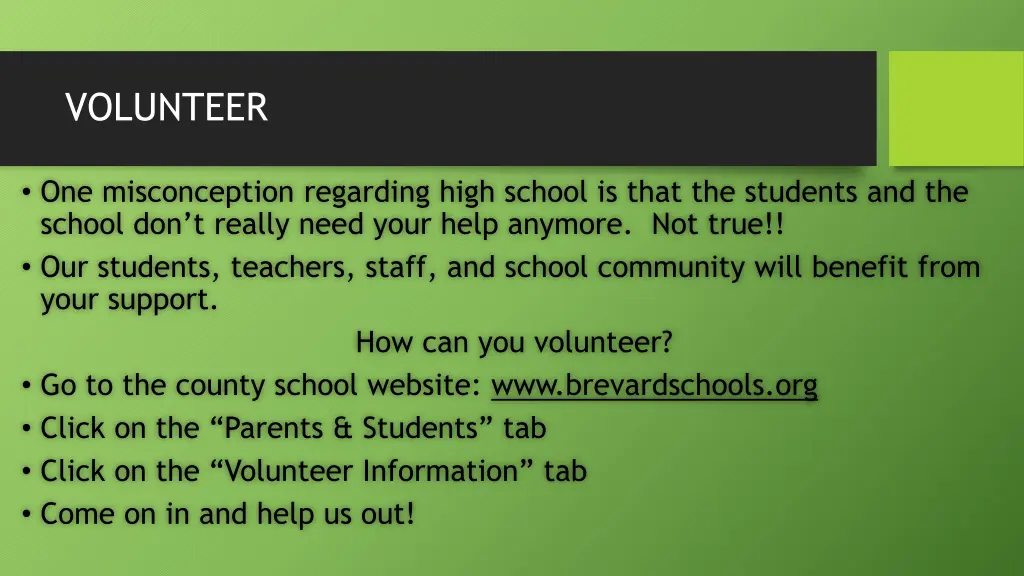 volunteer
