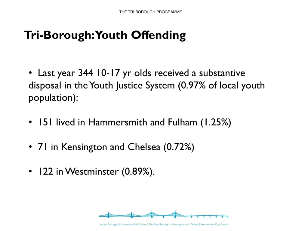 the tri borough programme 1