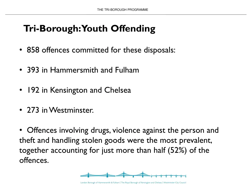 the tri borough programme 2