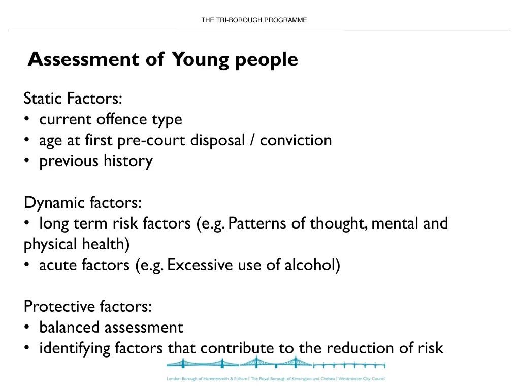 the tri borough programme 9