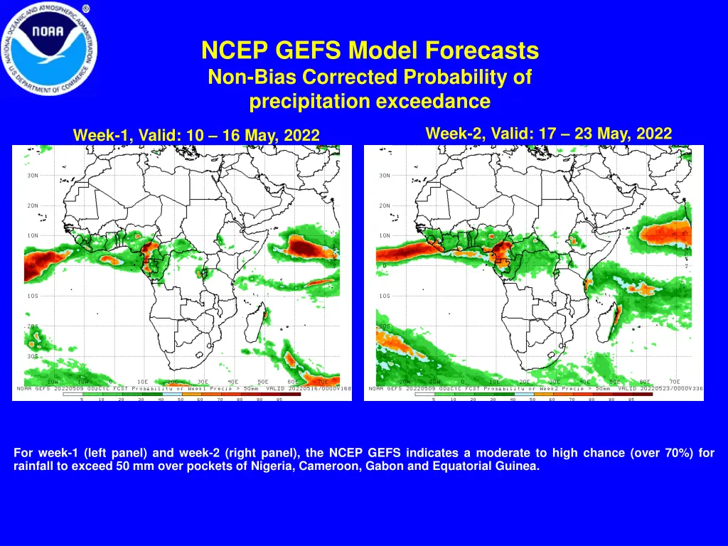 ncep gefs model forecasts non bias corrected