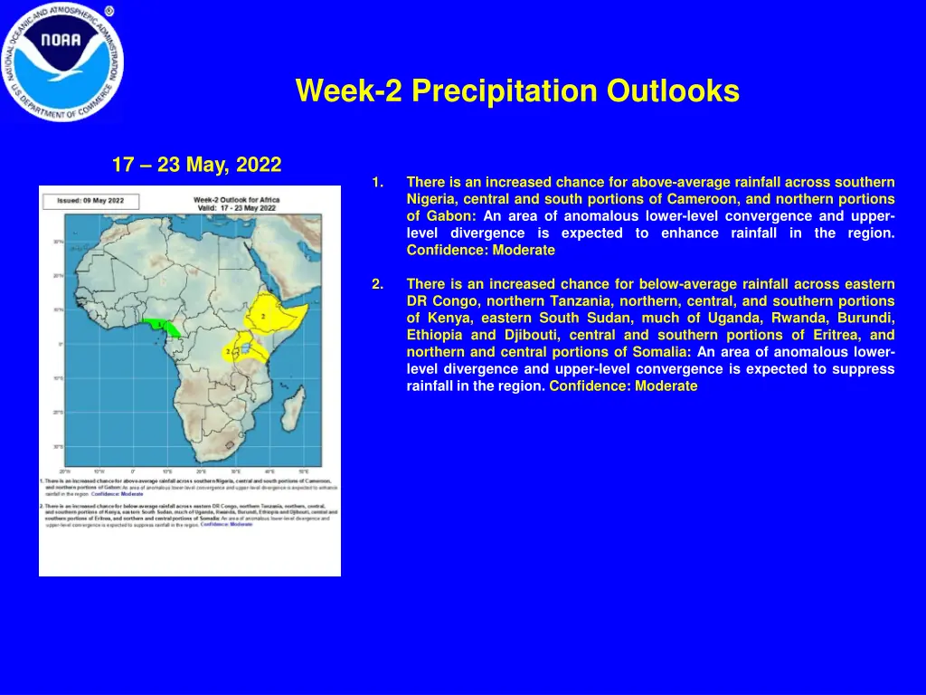 week 2 precipitation outlooks
