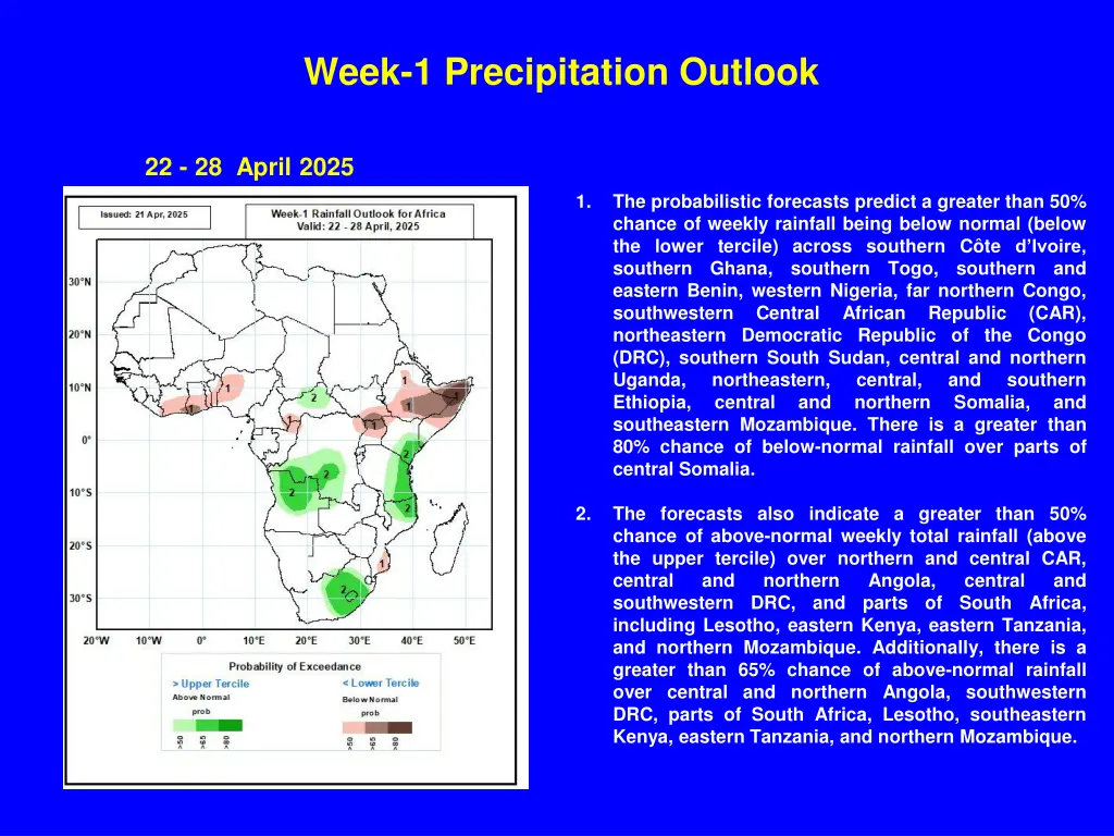 week 1 precipitation outlook