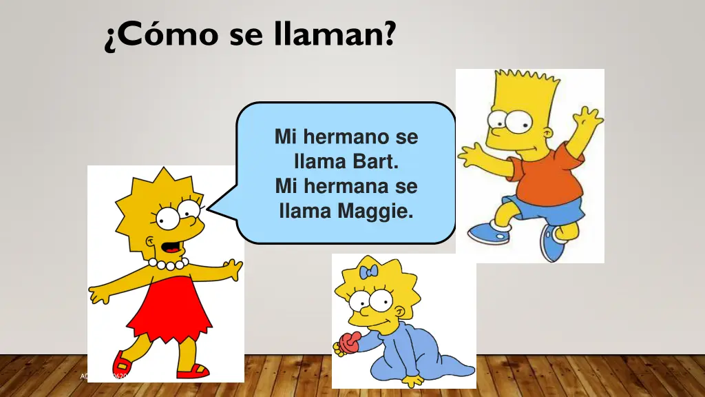 c mo se llaman
