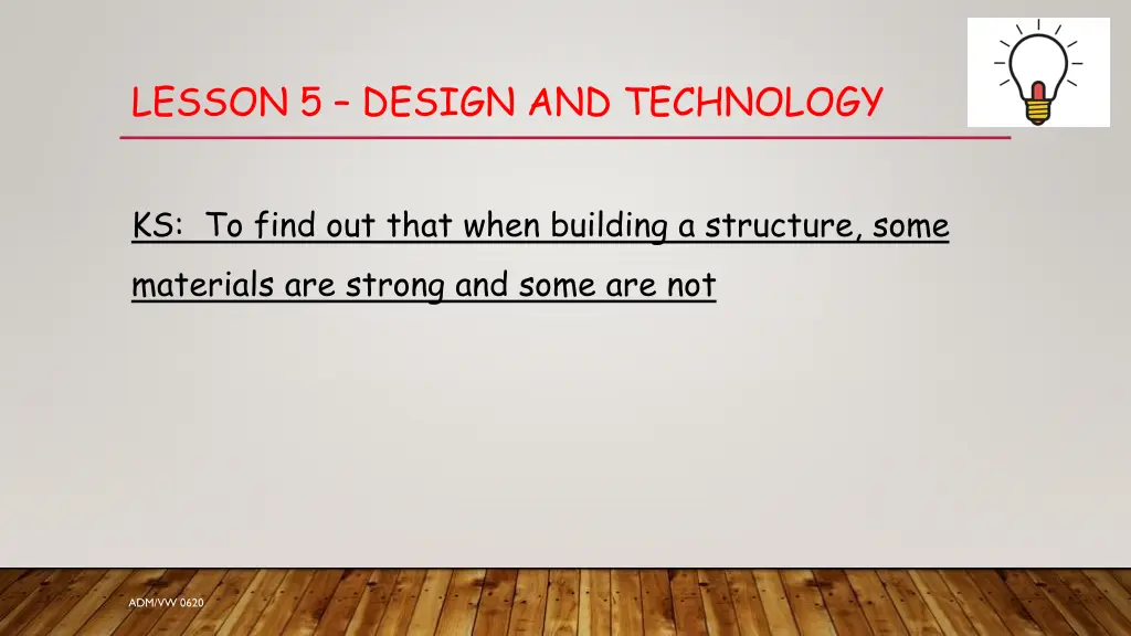 lesson 5 design and technology
