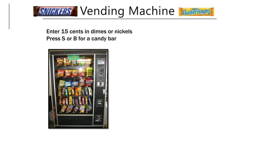 vending machine