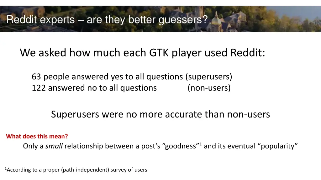 reddit experts are they better guessers