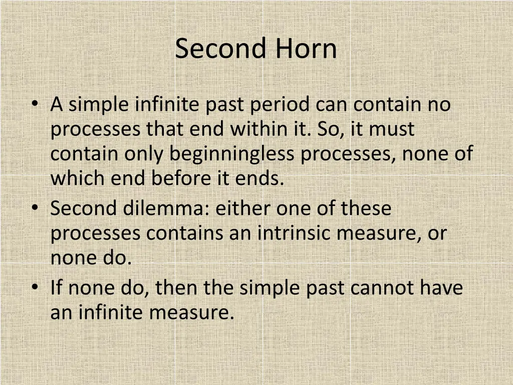 second horn