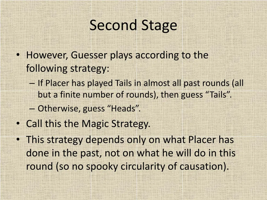 second stage