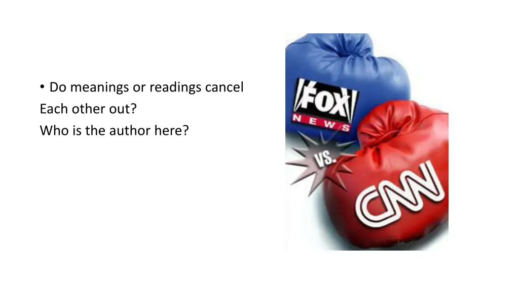 do meanings or readings cancel each other