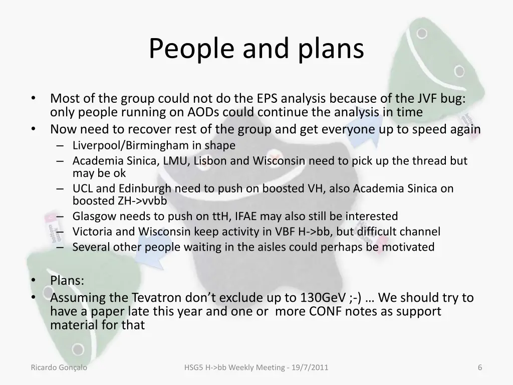 people and plans