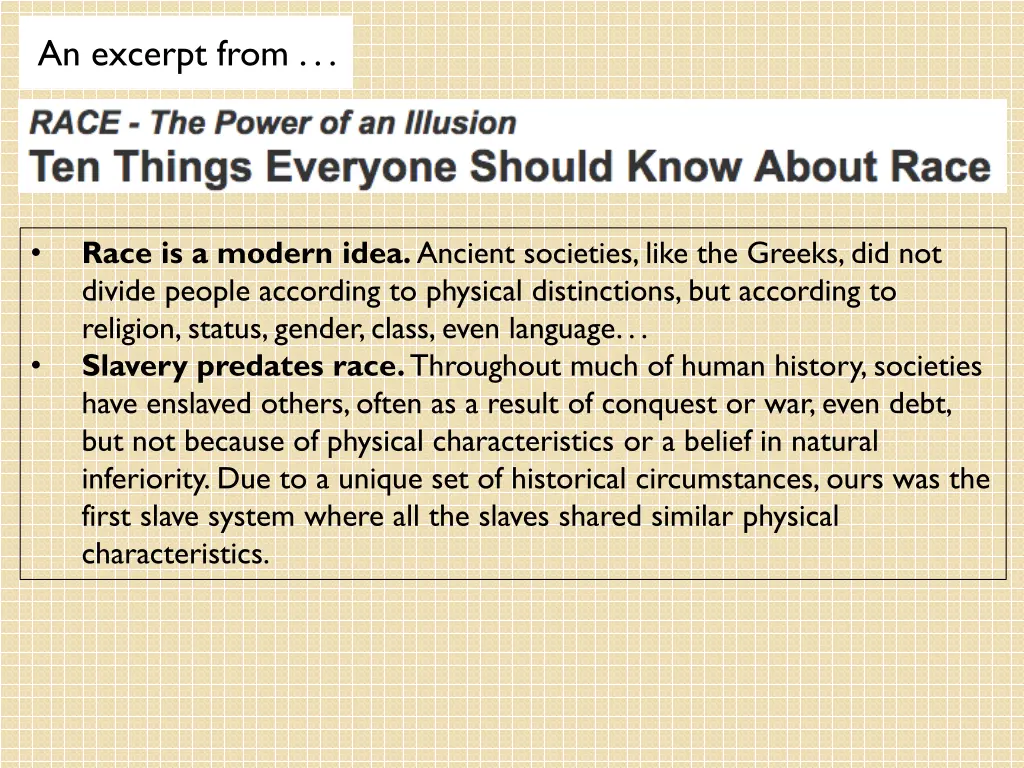 an excerpt from 1