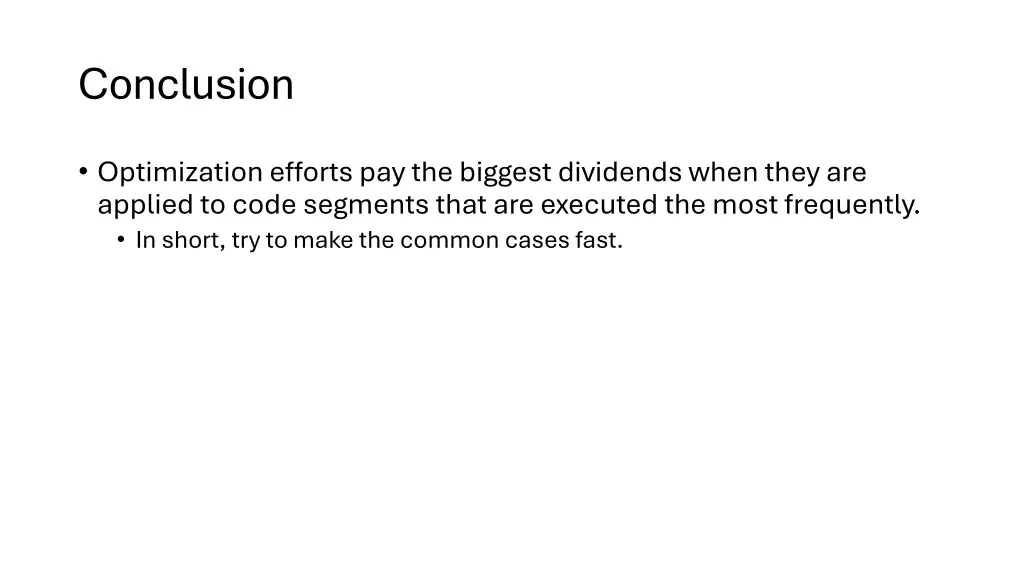 conclusion