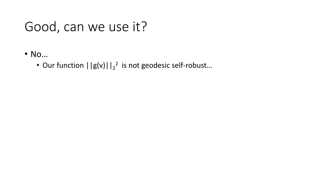 good can we use it 1