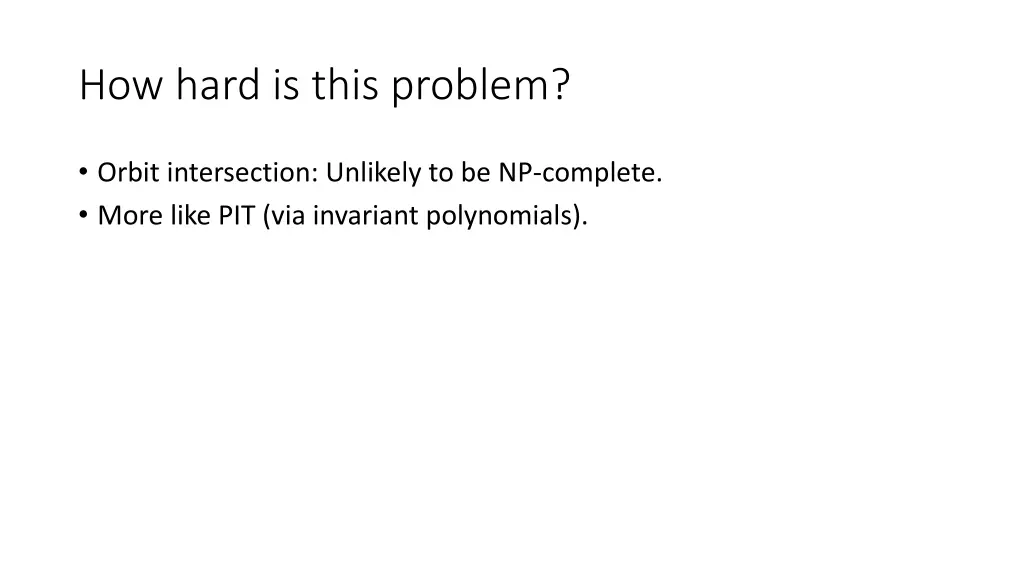 how hard is this problem