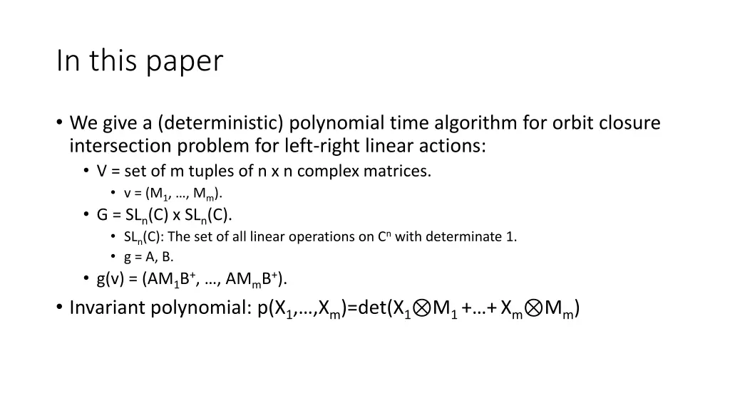 in this paper