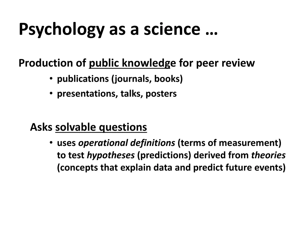 psychology as a science 1