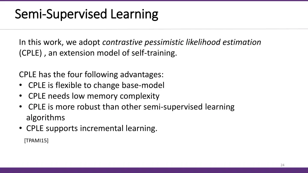 semi semi supervised learning supervised learning