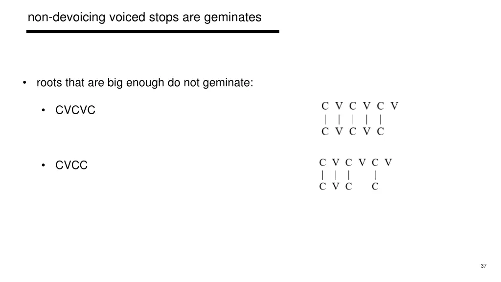 non devoicing voiced stops are geminates 3