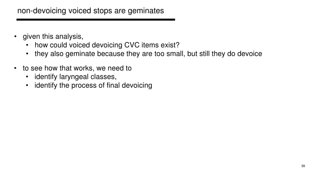 non devoicing voiced stops are geminates 5