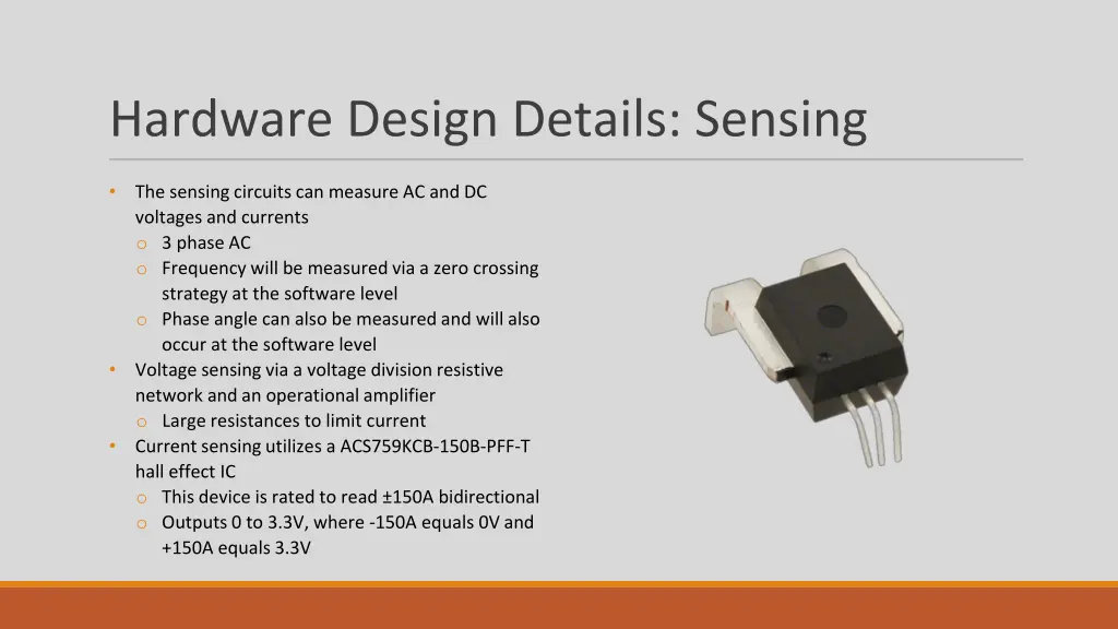hardware design details sensing
