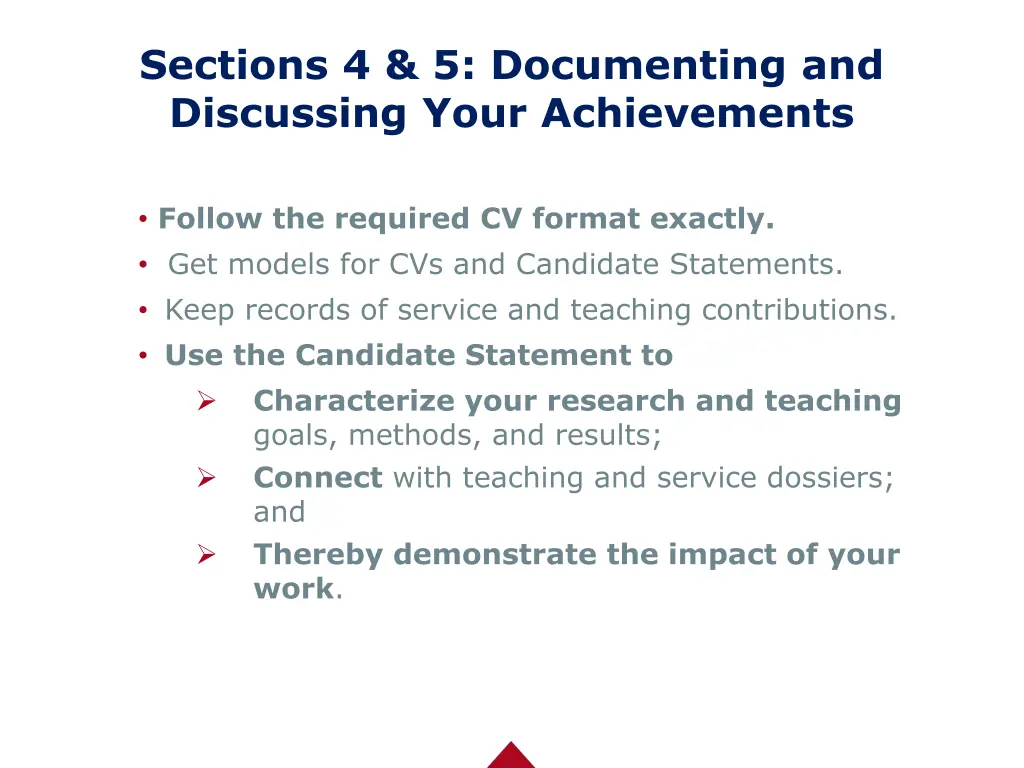 sections 4 5 documenting and discussing your