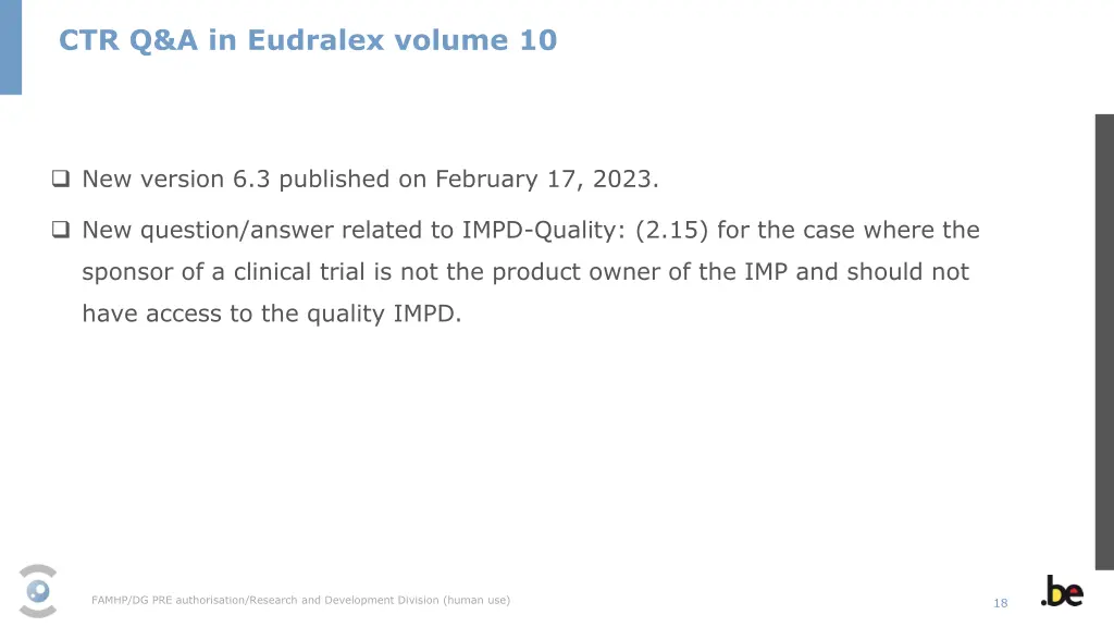 ctr q a in eudralex volume 10