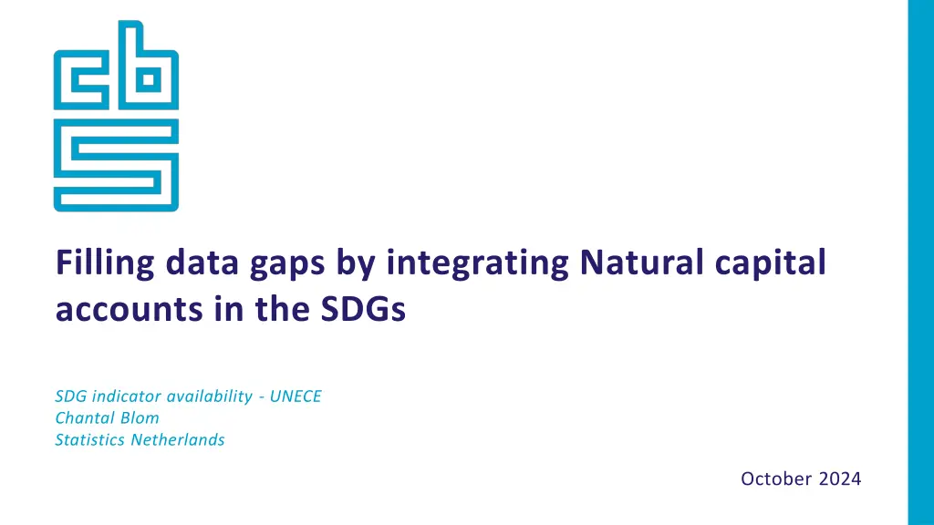 filling data gaps by integrating natural capital