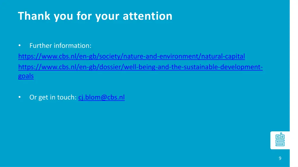 thank you for your attention