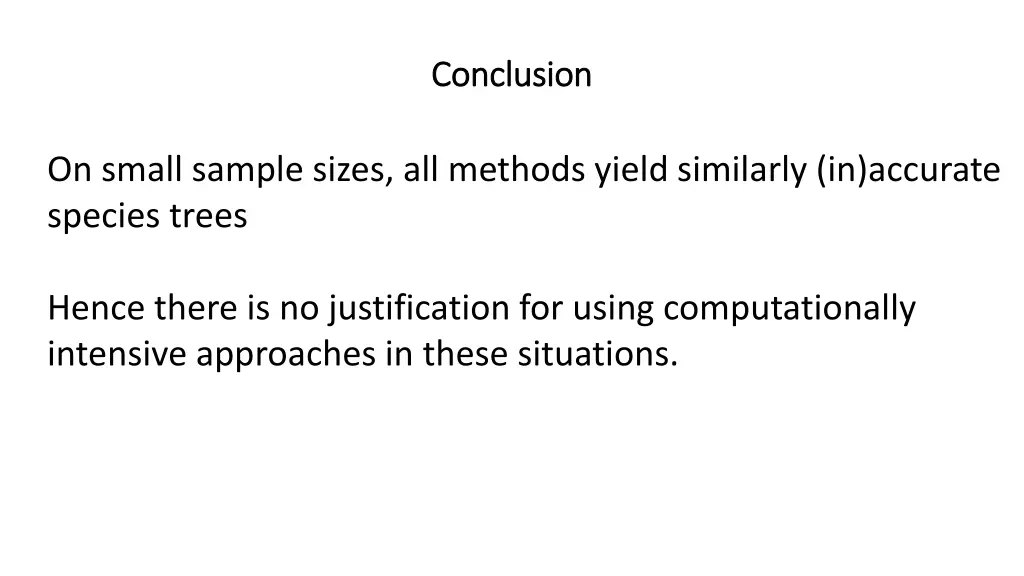 conclusion conclusion