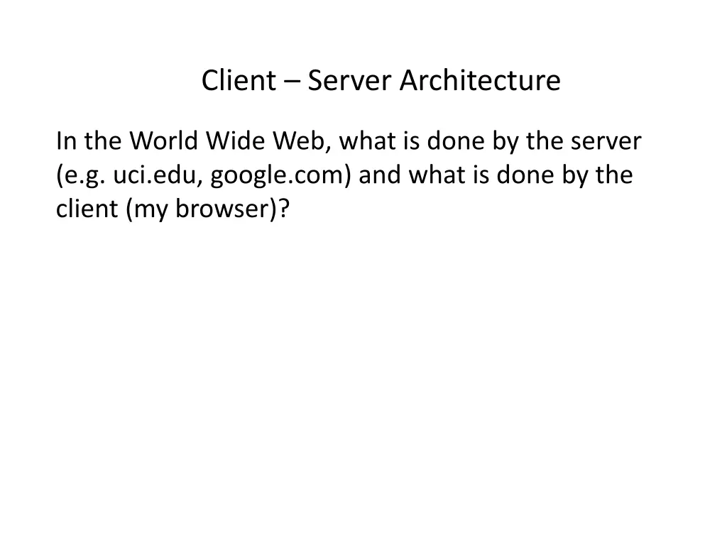 client server architecture 2