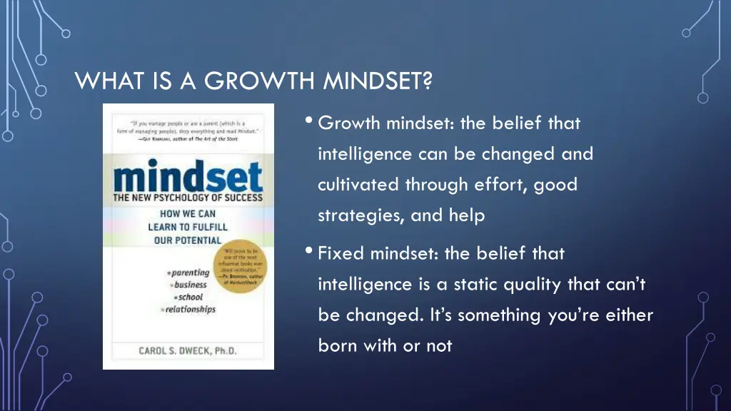 what is a growth mindset