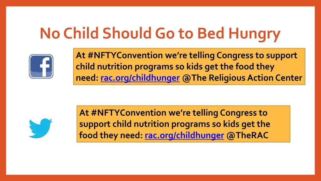 no child should go to bed hungry