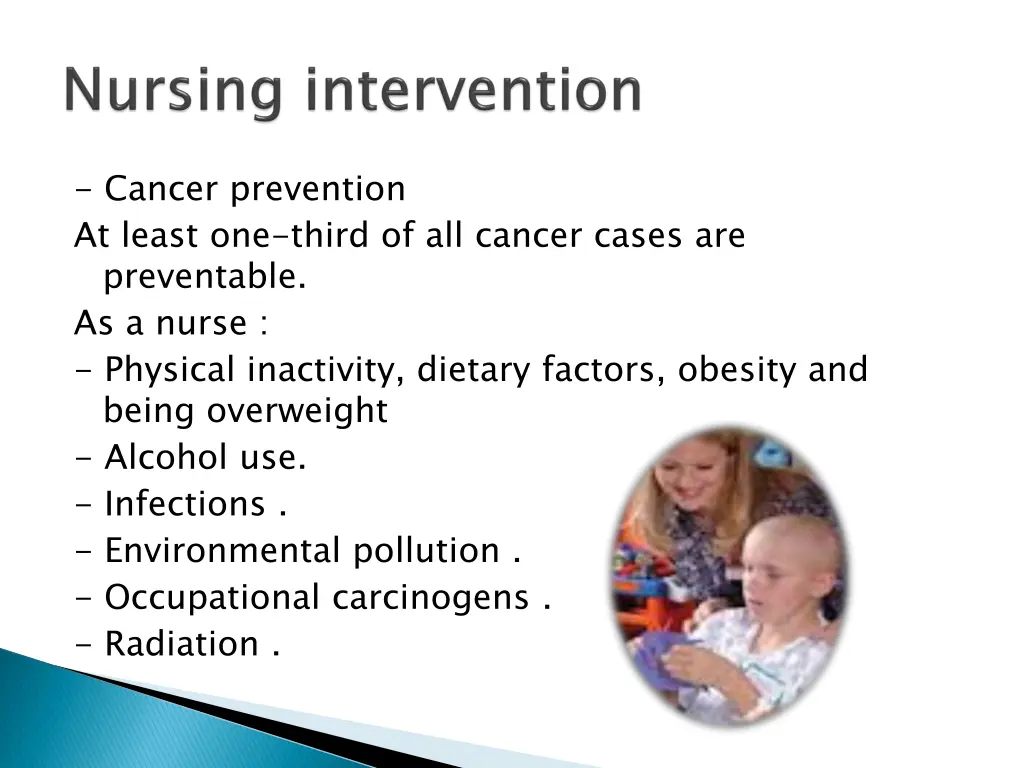 cancer prevention at least one third