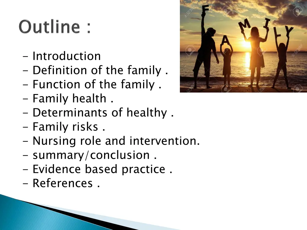 introduction definition of the family function