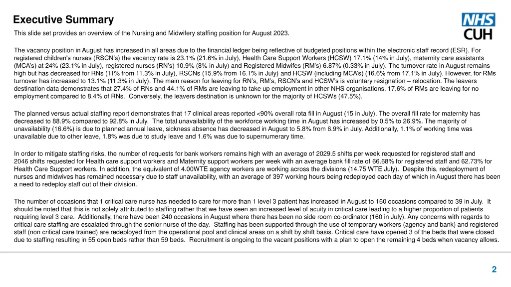executive summary